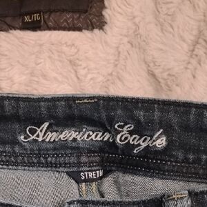 American Eagle Outfitters Dark Blue Stretch Jeans